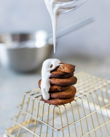 kawowe ciasteczka z lukrem