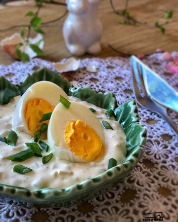 jajka w sosie tatarskim