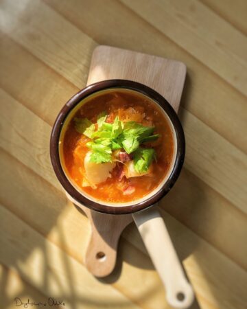 kapuśniak z kiszonej kapusty