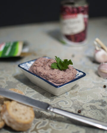 pasta z czerwonej fasoli