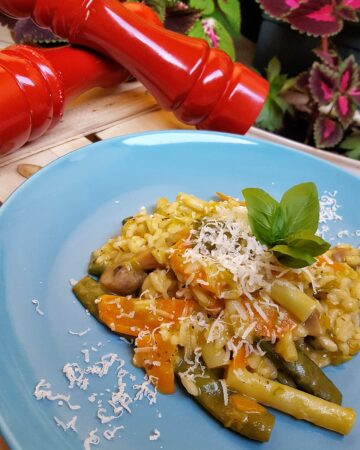 jesienne risotto z warzywami