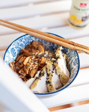 ryz z pieczonym indykiem