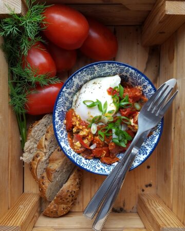 shakshuka z chorizo