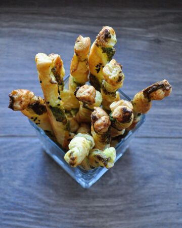 paluchy z pesto z rukoli